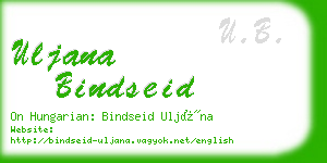 uljana bindseid business card